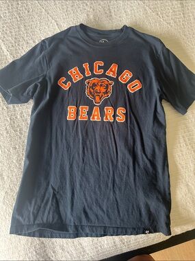 47 Navy Chicago Bears Graphic Short-Sleeve Tee